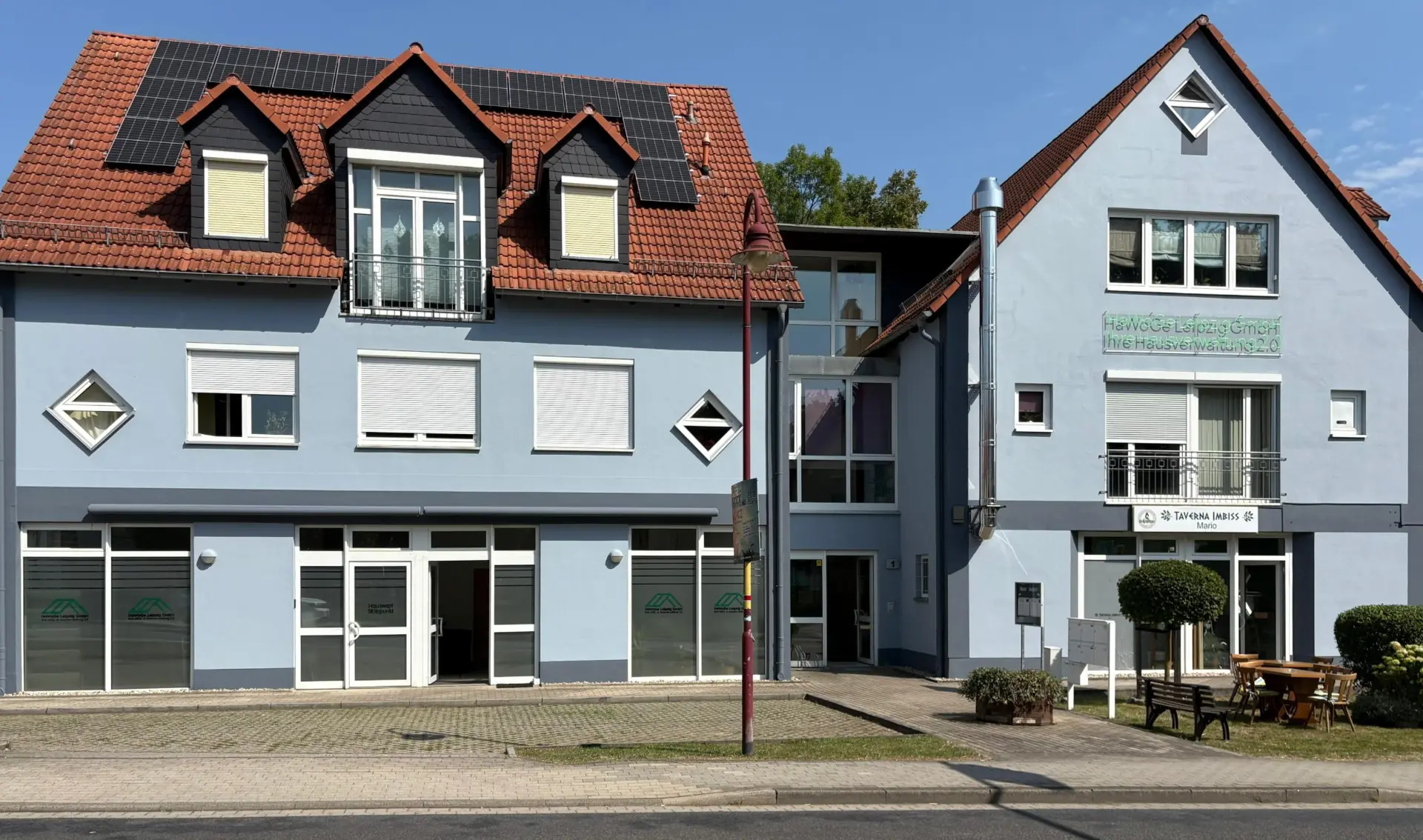 Hauptsitz der HaWoGe Leipzig GmbH in Kitzscher, Trageser Straße 1
